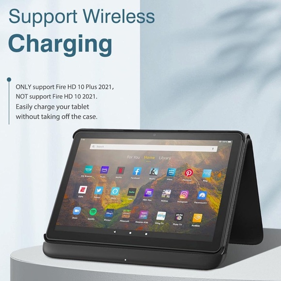 iPad Air 4th Gen 2020 10.9 Inch Trifold Tablet Cover Removable Wireless Keyboard - Picture 8 of 13